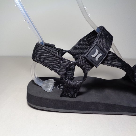 Hurley Size 13 M RIVER Black Sport Sandals New Men\'s Shoes main image 6